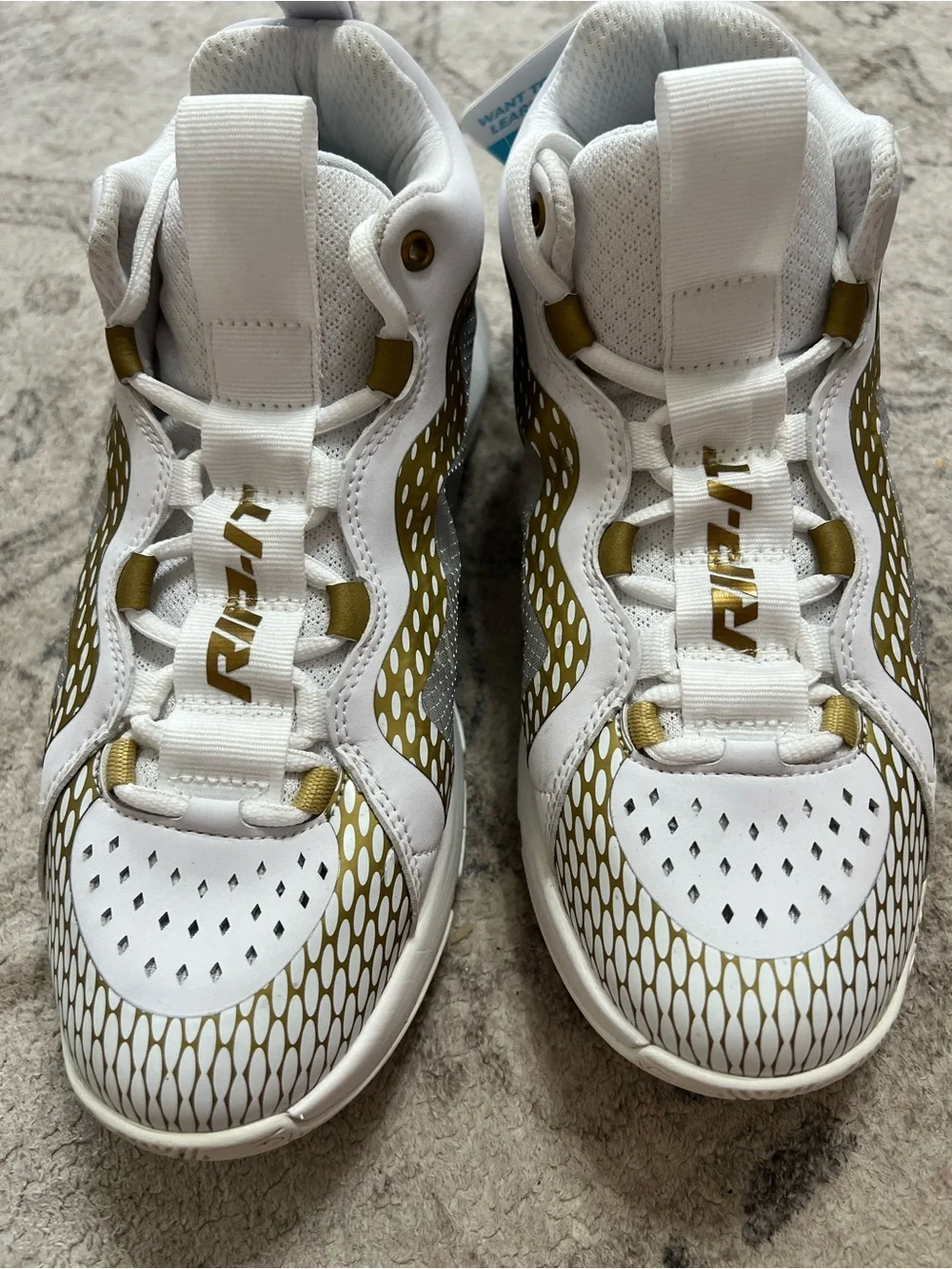 RIP-IT Women's SwiftStep Future Volleyball Court Shoes White Gold